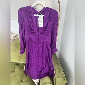 Beautiful Zara Satin purple dress